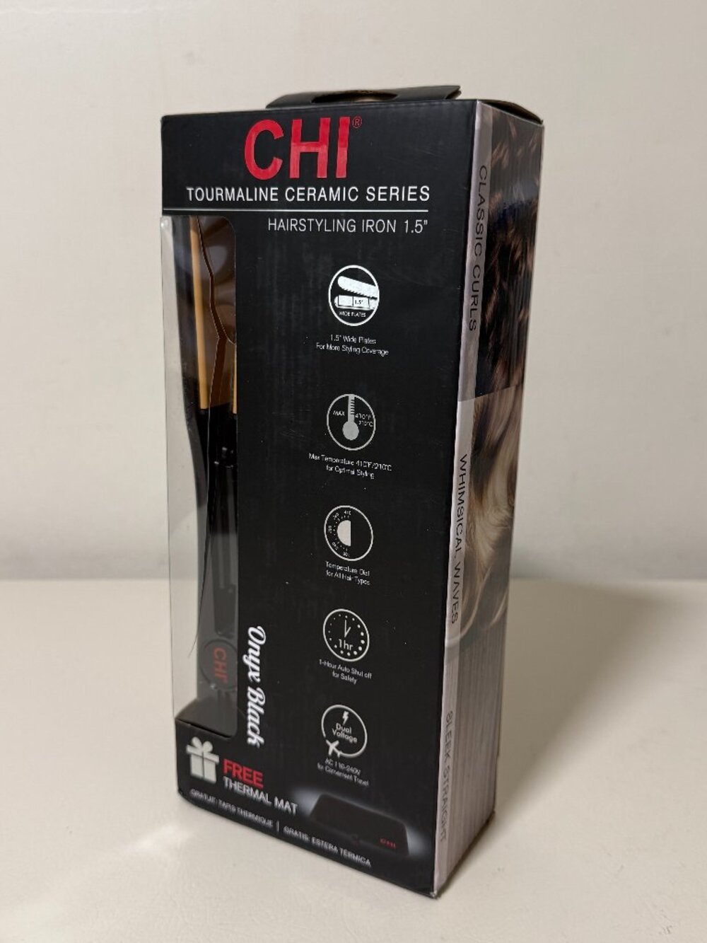 CHI Classic Tourmaline Ceramic 1.5″ Hairstyling Iron